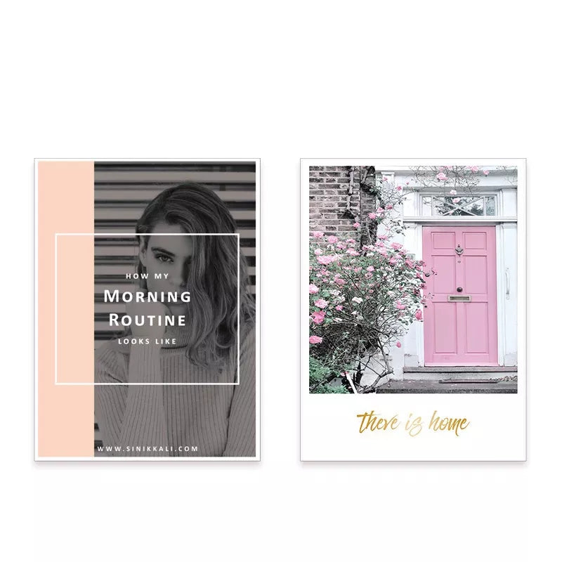 Magazines Card Decoration background paper for photography shooting posed (20x27cm)