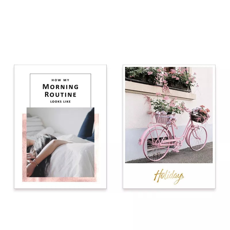 Magazines Card Decoration background paper for photography shooting posed (20x27cm)