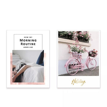 Magazines Card Decoration background paper for photography shooting posed (20x27cm)