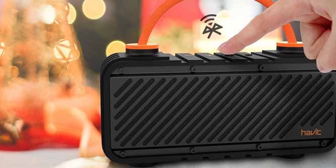 Havit M22 Sandproof and Shockproof Wireless Speaker Black