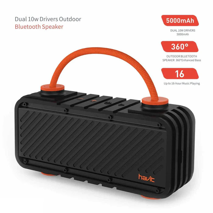 Havit M22 Sandproof and Shockproof Wireless Speaker Black