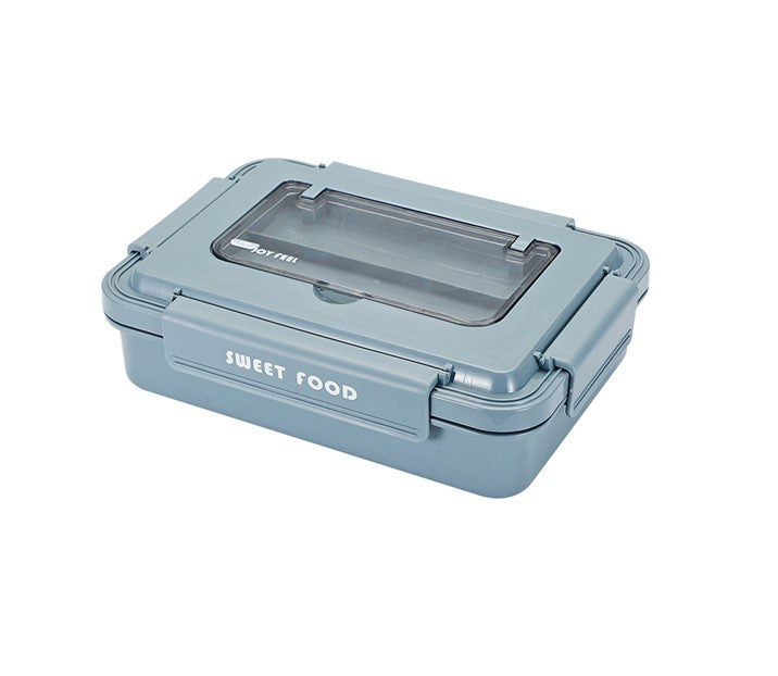 Stainless Steel 304 Leakproof Food Container Divided Lunch Box 650ml with 3 Compartment