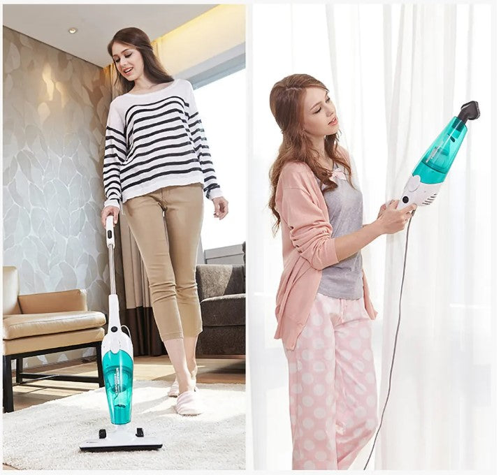 DEERMA DX118C 2in1 Multifunctional  Handheld Vacuum Cleaner Strong Suction  Portable Heavy Duty Floor Car Cleaner For Bed Home Sofa Easy To Carry Low Noise VMI Direct