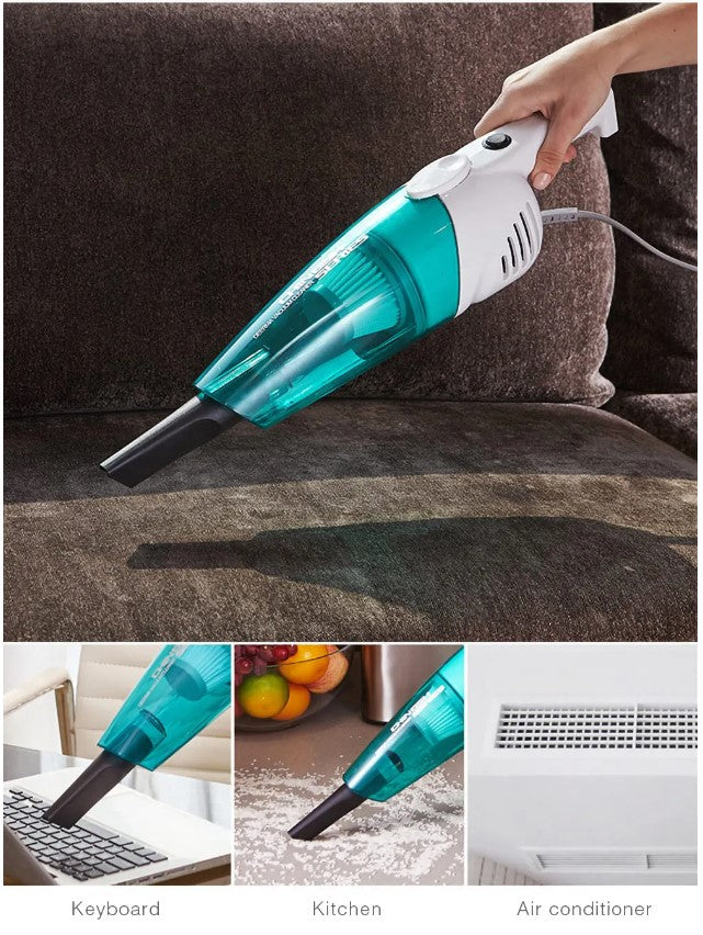 DEERMA DX118C 2in1 Multifunctional  Handheld Vacuum Cleaner Strong Suction  Portable Heavy Duty Floor Car Cleaner For Bed Home Sofa Easy To Carry Low Noise VMI Direct