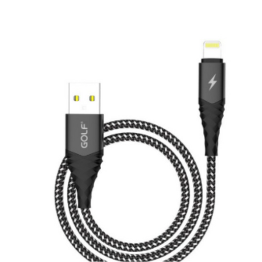 Golf GC-67i 1M Aluminum Alloy Braided Lightning USB Cable