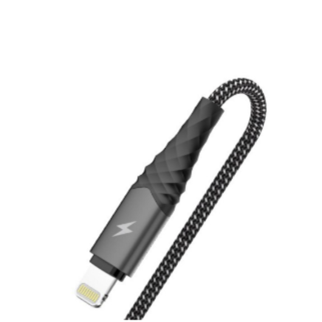 Golf GC-67i 1M Aluminum Alloy Braided Lightning USB Cable