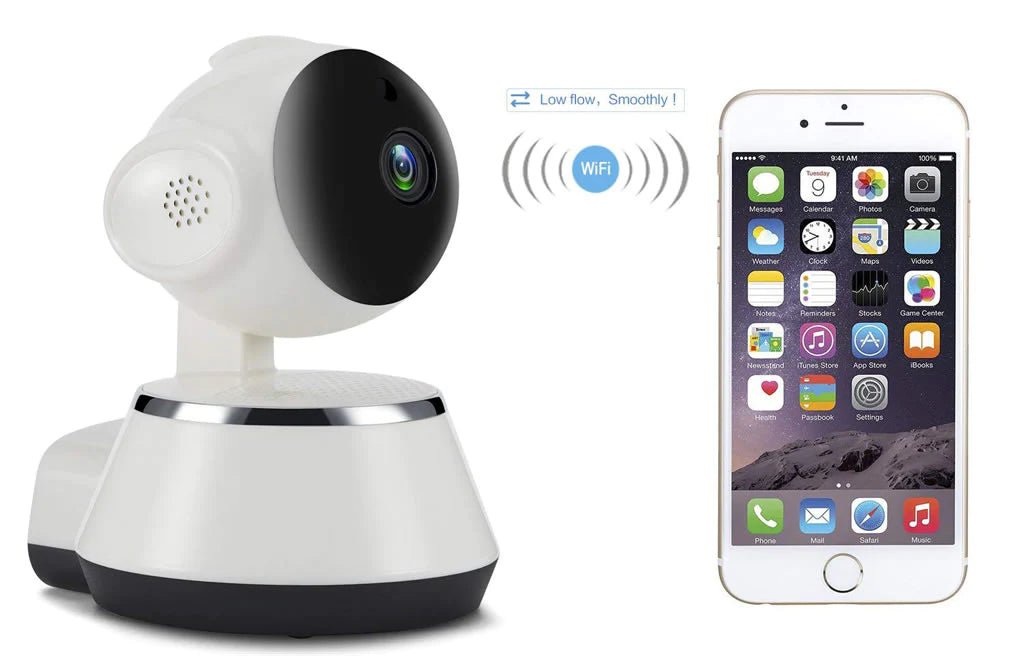 V380 Q6 CCTV Camera Wifi Connect to Cellphone 1080P Smart Home Security Surveillance IP Camera