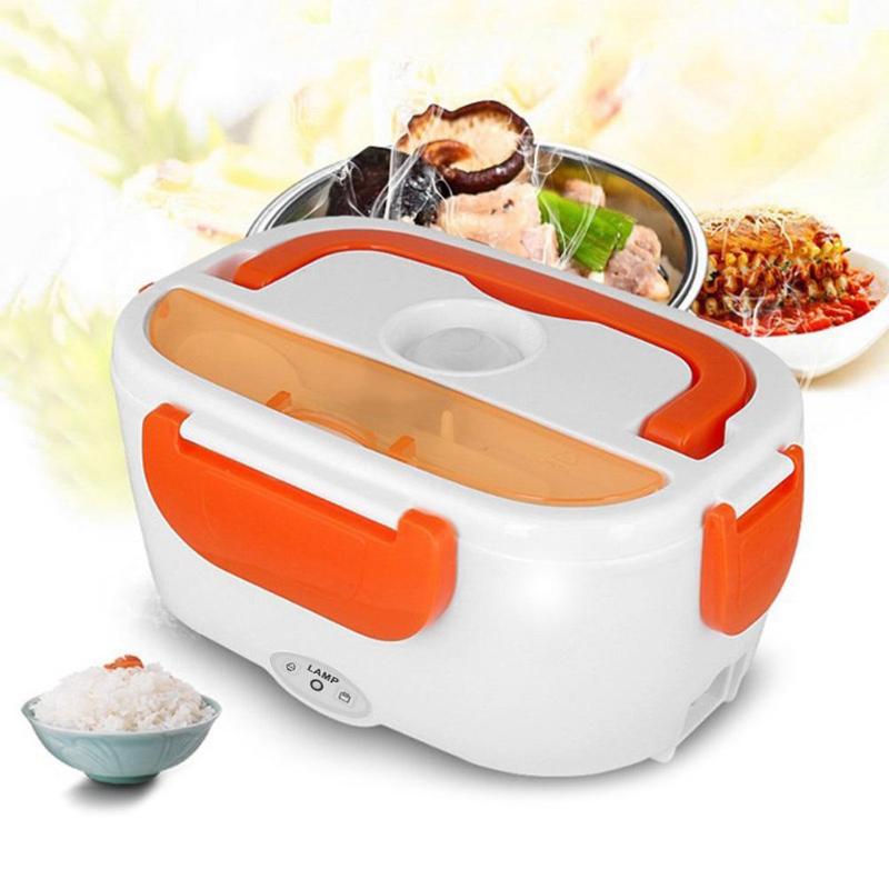 Multifunction Portable Electric Heating Lunch Box Electric Self Heating Leakproof Bento Food Warmer