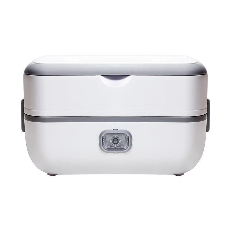 Electric Lunch Box Double layer Plug-In Heating Lunch Box Multi Function Portable Steam Heating Stainless Steel Inner Pots Lunch Box Insulated Lunch Box Bento Lunch Box Food Storage with Cover