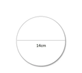 Round 14cm Acrylic Mirror Props from VMIDirect for artistic display and decoration