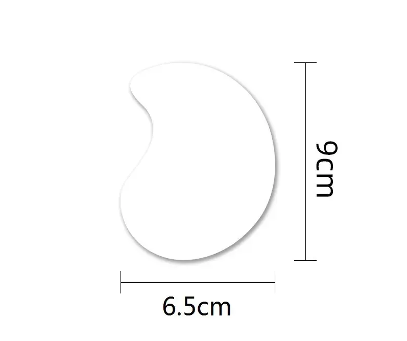 VMIDirect Acrylic Mirror Props in a unique bean shape measuring 6.5cm by 9cm