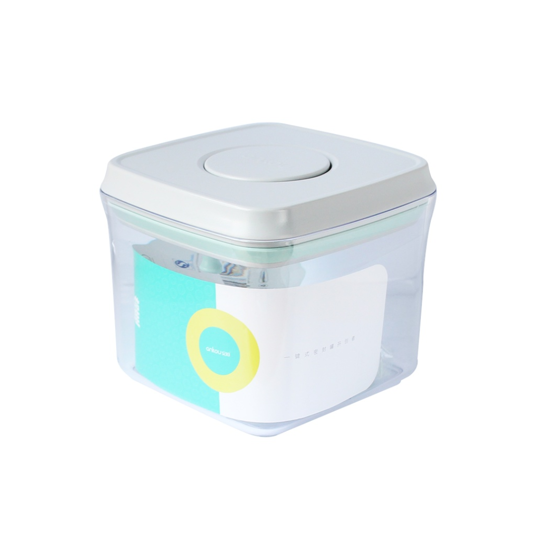 VMIDirect Airtight Food Storage Container 1 Touch Button with Clear Design for Easy Access