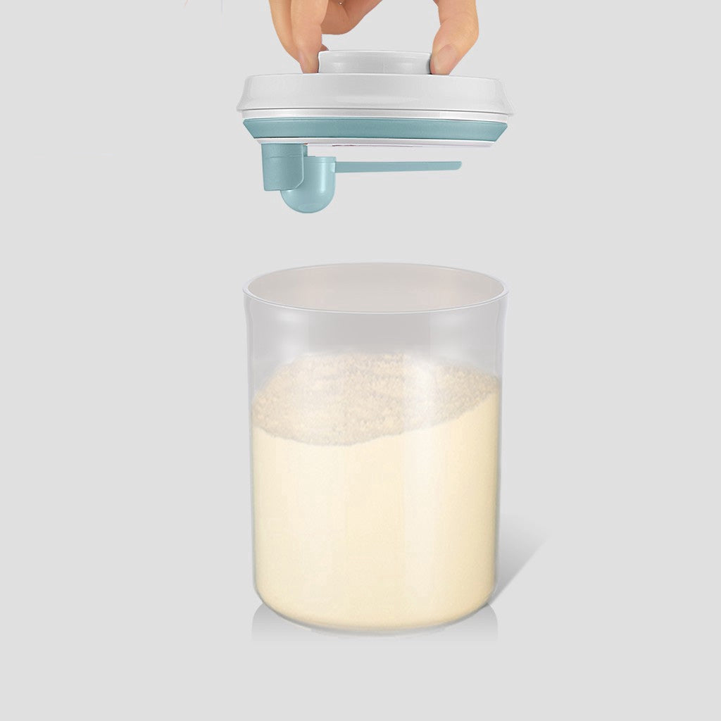 VMIDirect airtight milk powder storage container with a transparent design for easy visibility