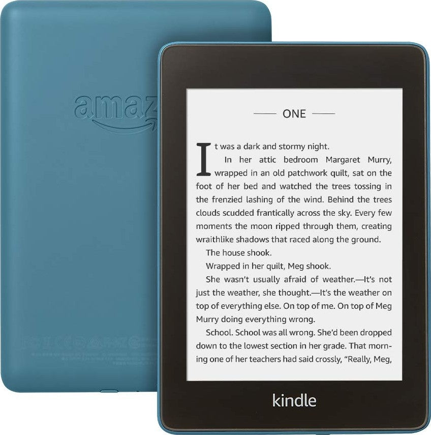 VMIDirect Wireless E-Ink eReader displaying an eBook page with a sleek design