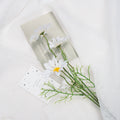 VMIDirect Artificial Flowers Silk Daisy Arrangement on a White Background