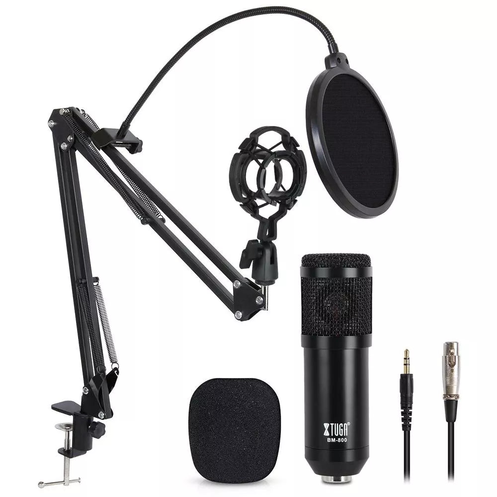 XTUGA BM-800 Condenser Microphone Kit