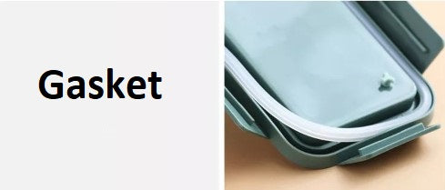 Close-up of VMIDirect Bento Box 850ml gasket feature ensuring leak-proof seal and freshness