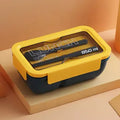 VMIDirect Bento Box 850ml with secure lid and included utensils for convenient meal storage