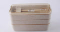 900ml Bento Lunch Box Leakproof with eco-friendly design and included utensils for convenient meals