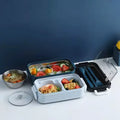 VMIDirect bento lunch box set with multiple compartments for meal preparation and storage