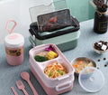 VMIDirect bento lunch box with multiple compartments and sleek design for meal prep convenience