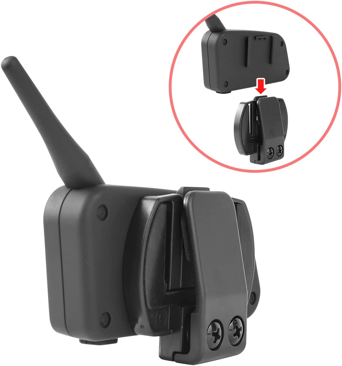EJEAS Bluetooth Motorcycle Helmet Intercom Headset with easy controls for clear communication