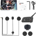 VMIDirect Bluetooth Motorcycle Helmet Intercom Headset with various accessories for easy installation and use