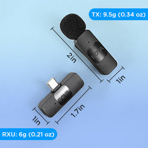 Boya V10 Ultracompact 2.4GHz Wireless Microphone System 1 Transmitter and 1 Receiver  Mic