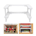 VMIDirect Cabinet Spice Shelf for organized storage of spice jars and bottles in kitchen cabinets