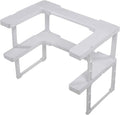 VMIDirect Cabinet Spice Shelf in White for Organized Kitchen Storage and Easy Access to Spices