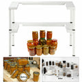 VMIDirect Cabinet Spice Shelf Organizer with Two-Tier Design for Efficient Kitchen Storage