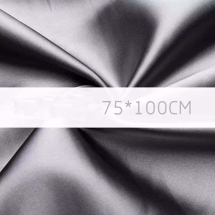 Luxurious Silver Cloth Photography Decoration Props 75x100CM for Studio Backgrounds
