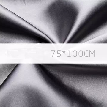 Luxurious Silver Cloth Photography Decoration Props 75x100CM for Studio Backgrounds