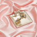 VMIDirect Cloth Photography Decoration Props on Soft Pink Satin Fabric for Elegant Product Displays