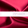 Smooth red fabric measuring 75*100CM ideal for Cloth Photography Decoration Props