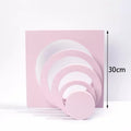 VMIDirect Cube Photography Backdrop Set in Pink with Various Shapes for Studio Use