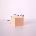 Peach cube for Cube Photography with dimensions of 7cm by 7cm by 6cm for studio use