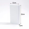 White photography cube backdrop by VMIDirect, ideal for Cube Photography with dimensions of 12x22 cm