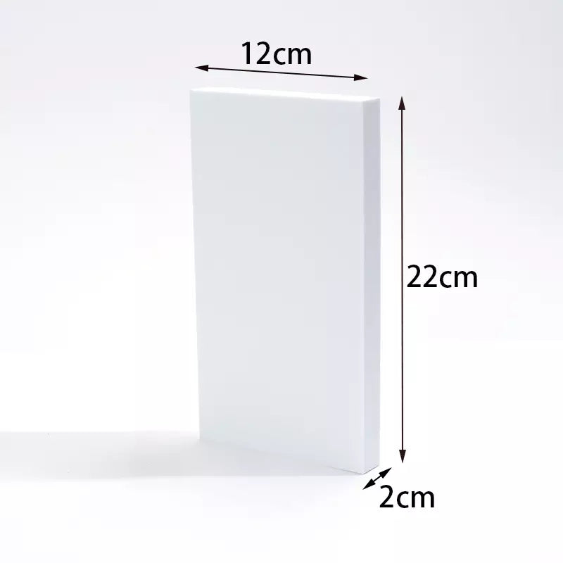 White photography cube backdrop by VMIDirect, ideal for Cube Photography with dimensions of 12x22 cm