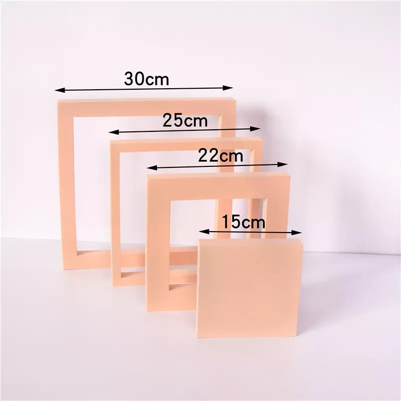 Set of four VMIDirect Cube Photography light diffusers in different sizes for optimal lighting effects