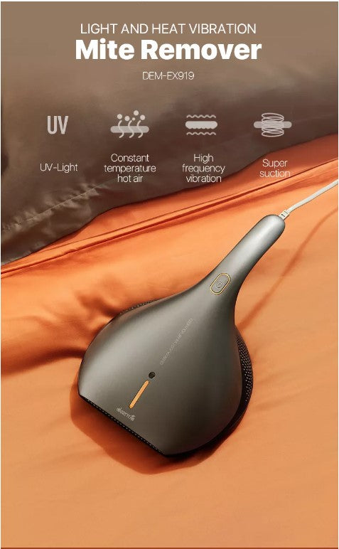 VMIDirect Dust Mite Vacuum Cleaner with UV light, hot air, and high frequency vibration for effective mite removal