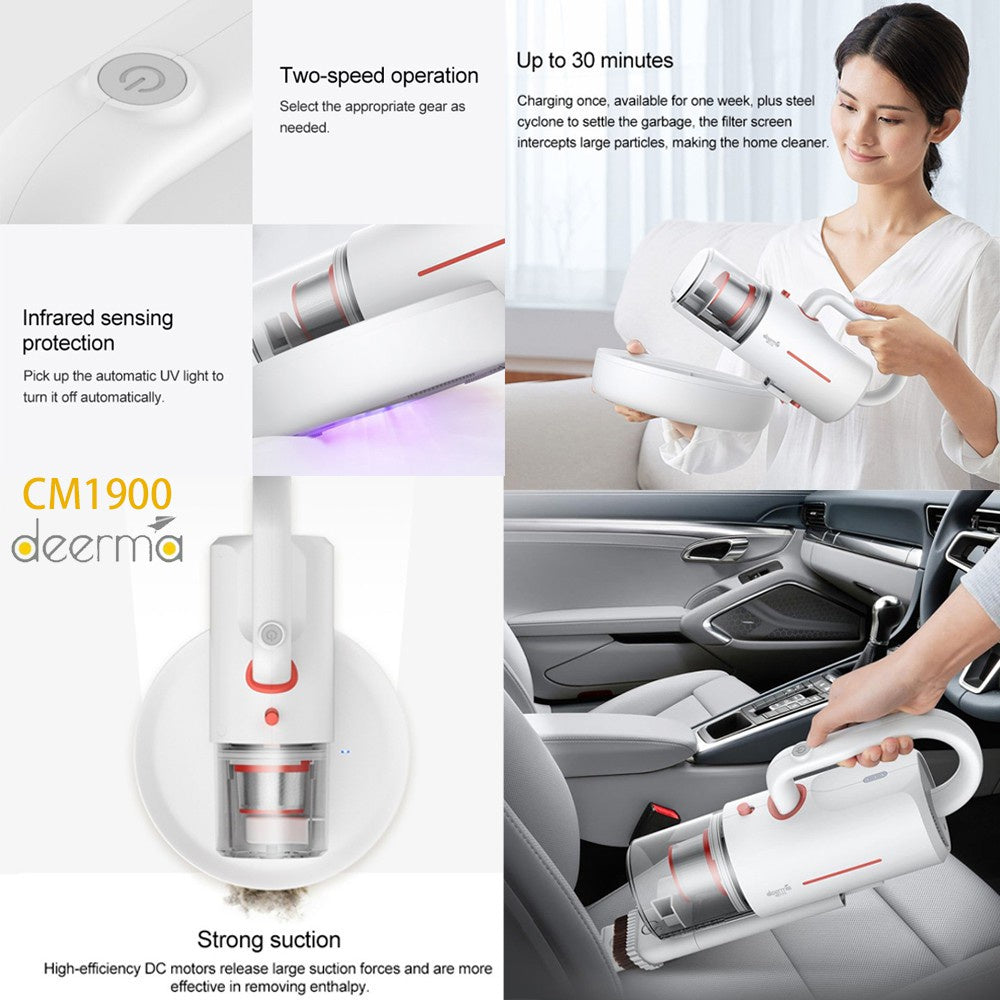 VMIDirect Dust Mites Vacuum with UV light and two-speed operation for effective cleaning