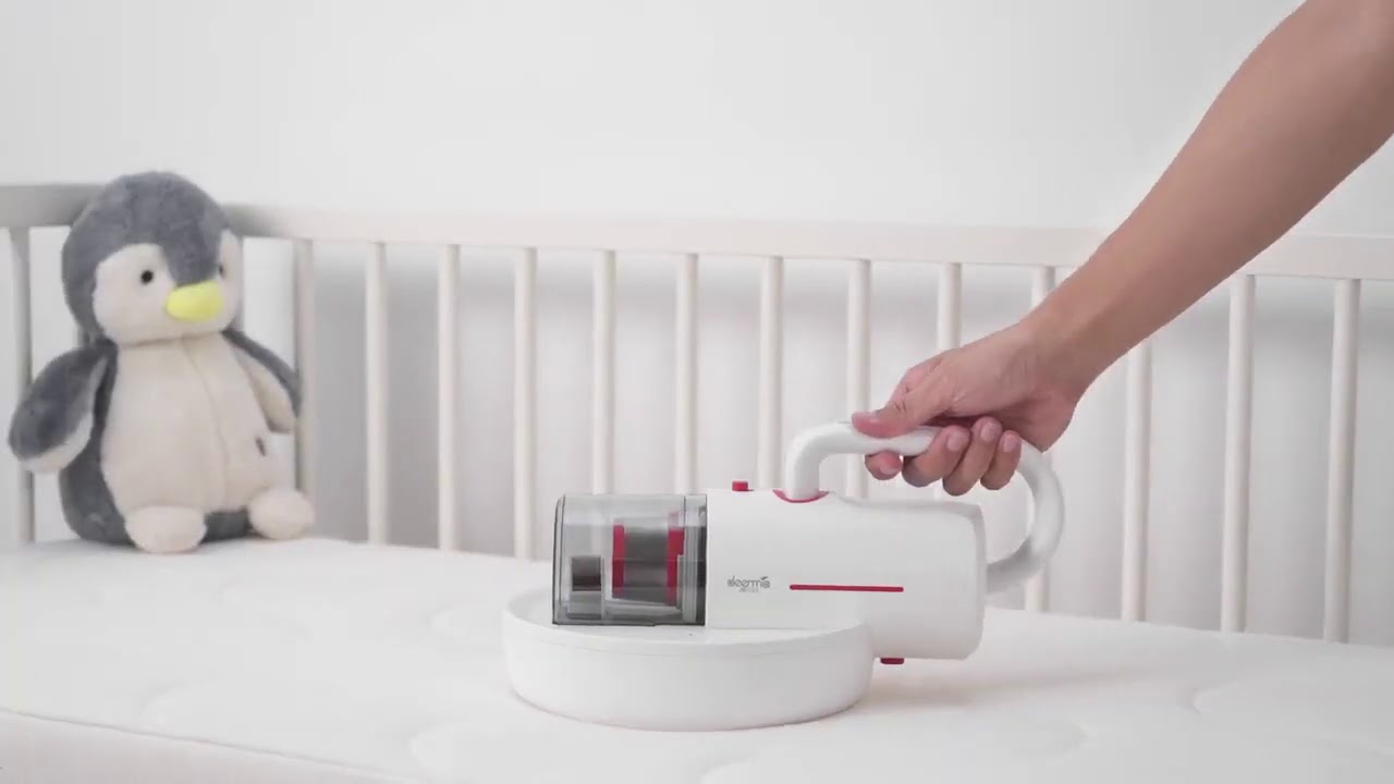 VMIDirect Dust Mites Vacuum removing allergens from a mattress with ergonomic handle