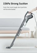 VMIDirect Handheld Stick Vacuum with 15kPa strong suction for deep cleaning dust particles