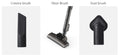 VMIDirect Handheld Stick Vacuum attachments including crevice brush, floor brush, and dust brush