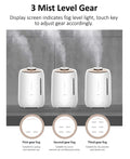 VMIDirect Smart Ultrasonic Humidifier with 3 mist level gear settings for optimal room moisture control