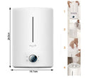 VMIDirect UV Lamp Sterilization Humidifier in White with Digital Control Panel for Enhanced Air Quality