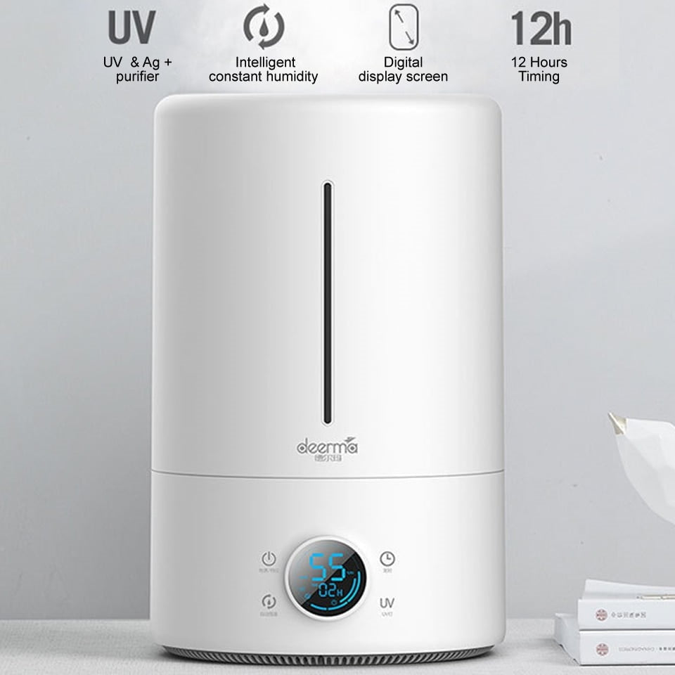 VMIDirect UV Lamp Sterilization Humidifier with digital display and timer function for consistent humidity