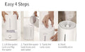 Step-by-step guide for using the UV Lamp Sterilization Humidifier by VMIDirect