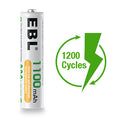 VMIDirect AAA rechargeable battery 1100mAh with 1200 charge cycles and long-lasting power